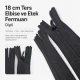 18 cm / 7.09 in Reverse Dress and Skirt Zipper Closed End for seamless garment designs