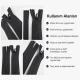 18 cm / 7.09 in Reverse Dress and Skirt Zipper Closed End for seamless garment designs