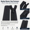 Reverse Pocket Zipper Nylon 18 cm / 7.09 in N3 for Jackets, Coats and Bags Closed End ENC0018T5O