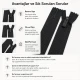 Nylon Reverse Pocket Zipper 18 cm / 7.09 in N3 for Jackets, Coats and Bags Closed End