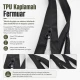 67 cm Tip 10 TPU Kaplamalı Suya Dayanıklı Mont Fermuarı Açık Uçlu Separé ENC0067SG
