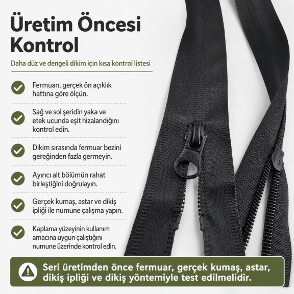 67 cm Tip 10 TPU Kaplamalı Suya Dayanıklı Mont Fermuarı Açık Uçlu Separé ENC0067SG