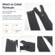 68 cm / 26.77 in N5 Reverse Nylon Coil Separating Jacket Zipper in Black, ideal for jackets, coats, parkas, and hoodies