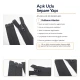 68 cm / 26.77 in N5 Reverse Nylon Coil Separating Jacket Zipper in Black, ideal for jackets, coats, parkas, and hoodies