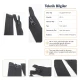 68 cm / 26.77 in N5 Reverse Nylon Coil Separating Jacket Zipper in Black, ideal for jackets, coats, parkas, and hoodies