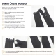 68 cm / 26.77 in N5 Reverse Nylon Coil Separating Jacket Zipper in Black, ideal for jackets, coats, parkas, and hoodies