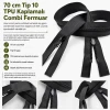 70 cm Tip 10 TPU Kaplamalı Suya Dayanıklı Combi Fermuar ENC0070SG