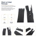 70 cm / 27.56 in N5 Reverse Nylon Coil Separating Jacket Zipper – Black 322 ENC0070T10