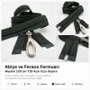 Abiye ve Ferace Fermuarı Naylon 120 cm T10 Açık Uçlu Separe Petrol Yeşili EPR00120T10
