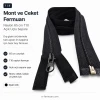 Mont ve Ceket Fermuarı Naylon 65 cm T10 Açık Uçlu Separe Siyah EPR0065T10