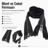 Mont ve Ceket Fermuarı Naylon 65 cm T10 Black Nikel Diş Renkli Açık Uçlu Separe Siyah EPR0065T10BN