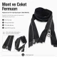 Mont ve Ceket Fermuarı Naylon 65 cm T10 Black Nikel Diş Renkli Açık Uçlu Separe Siyah