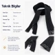 120 cm T5 Naylon Ters Ferace ve Pardösü Fermuarı - Siyah, dayanıklı ve şık tasarımıyla ferace ve pardösü gibi giysilerde