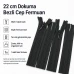 Cep Fermuarı Dokuma Bezli 22 cm Çanta, Kılıf ve Organizer İçin Dipli ZPG0022DKM