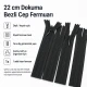 22 cm dokuma bezli cep fermuarı çanta, kılıf ve organizer için ideal kapama çözümü