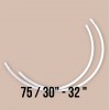 34 Size Bra Underwire Nylon Coated 50 Pieces / Pack PIRN00075BLN