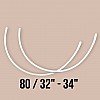 36 Size Nylon Covered Bra Underwire 50 Pieces / Pack PIRN00080BLN
