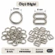 8 mm Zamak Sütyen Askı Ayar Tokası ve Halkası 2'li Set PIR700008Z