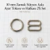 10 mm Zamak Sütyen Askı Ayar Tokası ve Halkası 2'li Set PIR700010Z
