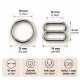 10 mm Zamak Sütyen Askı Ayar Tokası ve Halkası 2'li Set PIR700010Z