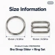 15 mm / 0.59 in Zamak Bra Strap Slider and Ring 2-Piece Set PIR700015Z