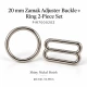 20 mm Zamak Sütyen Askı Ayar Tokası ve Halkası 2'li Set PIR700020Z