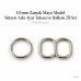 10 mm Zamak Mayo Model Sütyen Askı Ayar Tokası ve Halkası 2'li Set PIR701010Z