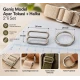 20 mm / 0.79 in Zamak Wide-Body Bra Strap Slider and Ring 2-Piece Set PIR702020Z