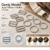 20 mm / 0.79 in Zamak Wide-Body Bra Strap Slider and Ring 2-Piece Set PIR702020Z