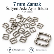 7 mm / 0.28 in Zamak Bra Strap Slider PIR710007Z