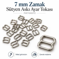 7 mm Zamak Sütyen Askı Ayar Tokası PIR710007Z