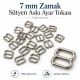 7 mm / 0.28 in Zamak Bra Strap Slider PIR710007Z