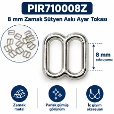 8 mm Zamak Sütyen Askı Ayar Tokası PIR710008Z