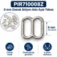8 mm Zamak Sütyen Askı Ayar Tokası PIR710008Z