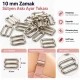 10 mm Zamak Sütyen Askı Ayar Tokası PIR710010Z