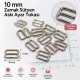 10 mm Zamak Sütyen Askı Ayar Tokası PIR710010Z