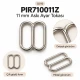11 mm / 0.43 in Zamak Bra Strap Slider PIR710011Z