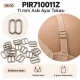 11 mm / 0.43 in Zamak Bra Strap Slider PIR710011Z