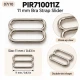 11 mm / 0.43 in Zamak Bra Strap Slider PIR710011Z