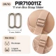 11 mm / 0.43 in Zamak Bra Strap Slider PIR710011Z