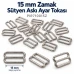 15 mm Zamak Sütyen Askı Ayar Tokası PIR710015Z