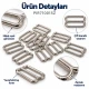 15 mm Zamak Sütyen Askı Ayar Tokası PIR710015Z