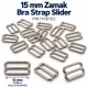 15 mm Zamak Sütyen Askı Ayar Tokası PIR710015Z