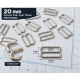 20 mm Zamak Sütyen Askı Ayar Tokası PIR710020Z
