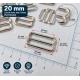 20 mm Zamak Sütyen Askı Ayar Tokası PIR710020Z