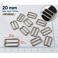 20 mm Zamak Sütyen Askı Ayar Tokası PIR710020Z