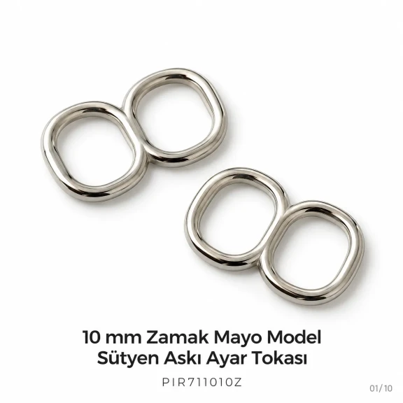 10 mm Zamak Mayo Model Sütyen Askı Ayar Tokası PIR711010Z