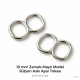 10 mm Zamak Mayo Model Sütyen Askı Ayar Tokası PIR711010Z