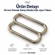 20 mm Zamak Geniş Model Sütyen Askı Ayar Tokası PIR712020Z