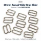 20 mm Zamak Geniş Model Sütyen Askı Ayar Tokası PIR712020Z